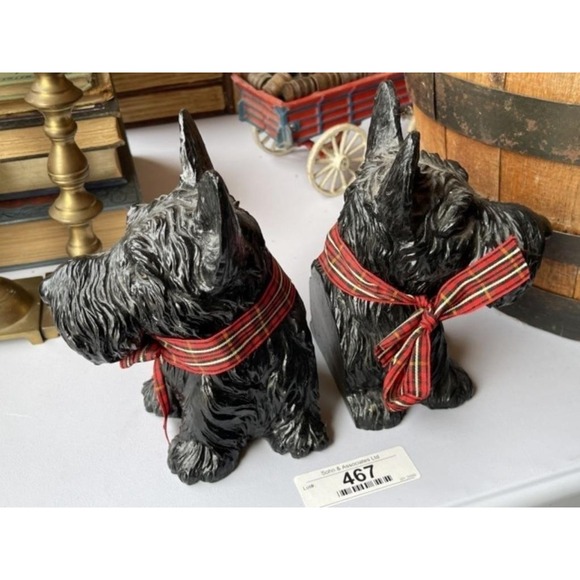 Pair Vintage Scottish Terrier Bookends - Picture 6 of 8